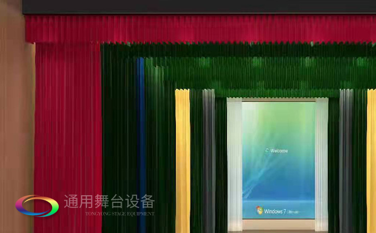 舞臺幕布、帷幕、幕布簾定制廠家